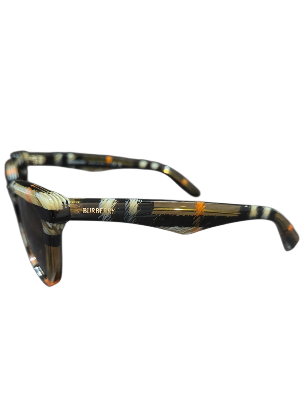 Burberry NEW Cat Eye Sunglasses Be4435 Classic Brown Black Nova Check - Picture 5 of 9